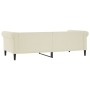 Sofá cama cuero sintético color crema 90x200 cm de vidaXL, Camas y somieres - Ref: Foro24-354228, Precio: 217,10 €, Descuento: %