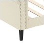 Sofá cama cuero sintético color crema 90x200 cm de vidaXL, Camas y somieres - Ref: Foro24-354228, Precio: 217,10 €, Descuento: %