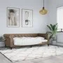 Sofá cama cuero sintético color capuchino 90x200 cm de vidaXL, Camas y somieres - Ref: Foro24-354229, Precio: 214,94 €, Descu...