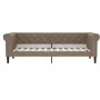 Sofá cama cuero sintético color capuchino 90x200 cm de vidaXL, Camas y somieres - Ref: Foro24-354229, Precio: 214,94 €, Descu...