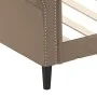 Sofá cama cuero sintético color capuchino 90x200 cm de vidaXL, Camas y somieres - Ref: Foro24-354229, Precio: 214,94 €, Descu...