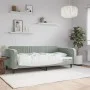 Sofá cama terciopelo gris claro 100x200 cm de vidaXL, Camas y somieres - Ref: Foro24-354093, Precio: 193,25 €, Descuento: %