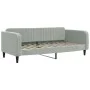 Sofá cama terciopelo gris claro 100x200 cm de vidaXL, Camas y somieres - Ref: Foro24-354093, Precio: 193,25 €, Descuento: %