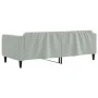 Sofá cama terciopelo gris claro 100x200 cm de vidaXL, Camas y somieres - Ref: Foro24-354093, Precio: 193,25 €, Descuento: %