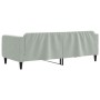 Sofá cama terciopelo gris claro 100x200 cm de vidaXL, Camas y somieres - Ref: Foro24-354093, Precio: 196,13 €, Descuento: %
