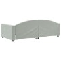 Sofá cama terciopelo gris claro 100x200 cm de vidaXL, Camas y somieres - Ref: Foro24-354143, Precio: 197,69 €, Descuento: %