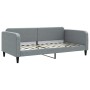 Sofá cama tela gris claro 100x200 cm de vidaXL, Camas y somieres - Ref: Foro24-354038, Precio: 197,44 €, Descuento: %