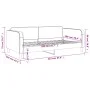 Light gray fabric sofa bed 100x200 cm by vidaXL, Beds and slatted bases - Ref: Foro24-354038, Price: 193,59 €, Discount: %