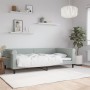 Sofá cama terciopelo gris claro 100x200 cm de vidaXL, Camas y somieres - Ref: Foro24-354251, Precio: 198,08 €, Descuento: %
