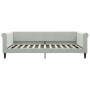 Sofá cama terciopelo gris claro 100x200 cm de vidaXL, Camas y somieres - Ref: Foro24-354251, Precio: 198,08 €, Descuento: %