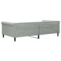 Sofá cama terciopelo gris claro 100x200 cm de vidaXL, Camas y somieres - Ref: Foro24-354251, Precio: 198,08 €, Descuento: %