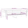 Sofá cama cuero sintético blanco 100x200 cm de vidaXL, Camas y somieres - Ref: Foro24-354231, Precio: 226,16 €, Descuento: %