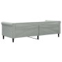 Sofá cama terciopelo gris claro 80x200 cm de vidaXL, Camas y somieres - Ref: Foro24-354237, Precio: 186,90 €, Descuento: %