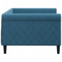 Sofá cama terciopelo azul 90x200 cm de vidaXL, Camas y somieres - Ref: Foro24-354243, Precio: 189,23 €, Descuento: %
