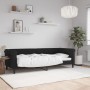 Sofá cama terciopelo negro 80x200 cm de vidaXL, Camas y somieres - Ref: Foro24-354241, Precio: 185,92 €, Descuento: %