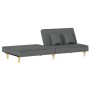 Sofá cama de tela gris oscuro de vidaXL, Sofás - Ref: Foro24-351901, Precio: 261,64 €, Descuento: %