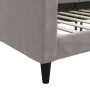 Taupe gray fabric sofa bed 90x200 cm by vidaXL, Beds and slatted bases - Ref: Foro24-354036, Price: 183,71 €, Discount: %