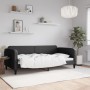 Sofá cama tela negro 100x200 cm de vidaXL, Camas y somieres - Ref: Foro24-354040, Precio: 195,38 €, Descuento: %