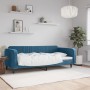 Sofá cama terciopelo azul 90x200 cm de vidaXL, Camas y somieres - Ref: Foro24-354085, Precio: 186,26 €, Descuento: %