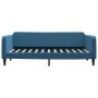 Sofá cama terciopelo azul 90x200 cm de vidaXL, Camas y somieres - Ref: Foro24-354085, Precio: 186,26 €, Descuento: %