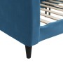 Sofá cama terciopelo azul 90x200 cm de vidaXL, Camas y somieres - Ref: Foro24-354085, Precio: 186,26 €, Descuento: %