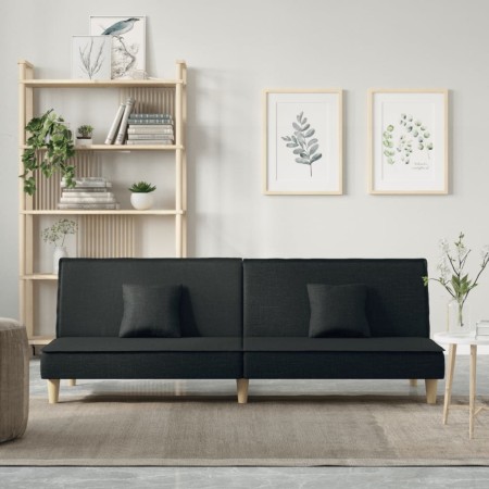 Sofá cama de tela negro de vidaXL, Sofás - Ref: Foro24-351902, Precio: 257,02 €, Descuento: %