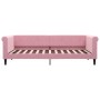 Sofá cama terciopelo rosa 90x200 cm de vidaXL, Camas y somieres - Ref: Foro24-354247, Precio: 190,39 €, Descuento: %