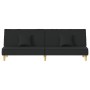 Sofá cama de tela negro de vidaXL, Sofás - Ref: Foro24-351902, Precio: 257,02 €, Descuento: %