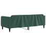 Sofá cama terciopelo verde oscuro 90x200 cm de vidaXL, Camas y somieres - Ref: Foro24-354088, Precio: 186,07 €, Descuento: %