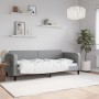 Sofá cama tela gris claro 80x200 cm de vidaXL, Camas y somieres - Ref: Foro24-354028, Precio: 189,92 €, Descuento: %