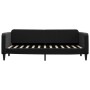 Sofá cama terciopelo negro 80x200 cm de vidaXL, Camas y somieres - Ref: Foro24-354083, Precio: 182,36 €, Descuento: %
