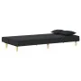 Black fabric sofa bed by vidaXL, Sofas - Ref: Foro24-351902, Price: 252,56 €, Discount: %