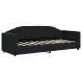 Sofá cama terciopelo negro 80x200 cm de vidaXL, Camas y somieres - Ref: Foro24-354133, Precio: 178,98 €, Descuento: %