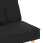 Sofá cama de tela negro de vidaXL, Sofás - Ref: Foro24-351902, Precio: 257,02 €, Descuento: %