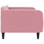 Sofá cama terciopelo rosa 90x200 cm de vidaXL, Camas y somieres - Ref: Foro24-354089, Precio: 196,33 €, Descuento: %