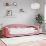 Sofá cama terciopelo rosa 90x200 cm de vidaXL, Camas y somieres - Ref: Foro24-354139, Precio: 187,72 €, Descuento: %