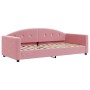 Sofá cama terciopelo rosa 90x200 cm de vidaXL, Camas y somieres - Ref: Foro24-354139, Precio: 187,72 €, Descuento: %