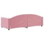 Pink velvet sofa bed 90x200 cm by vidaXL, Beds and slatted bases - Ref: Foro24-354139, Price: 185,95 €, Discount: %