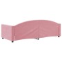 Sofá cama terciopelo rosa 90x200 cm de vidaXL, Camas y somieres - Ref: Foro24-354139, Precio: 187,72 €, Descuento: %