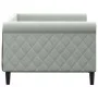 Sofá cama terciopelo gris claro 90x190 cm de vidaXL, Camas y somieres - Ref: Foro24-354257, Precio: 181,79 €, Descuento: %