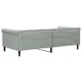 Sofá cama terciopelo gris claro 90x190 cm de vidaXL, Camas y somieres - Ref: Foro24-354257, Precio: 181,79 €, Descuento: %