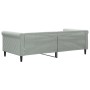 Sofá cama terciopelo gris claro 90x190 cm de vidaXL, Camas y somieres - Ref: Foro24-354257, Precio: 189,86 €, Descuento: %