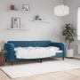 Sofá cama terciopelo azul 80x200 cm de vidaXL, Camas y somieres - Ref: Foro24-354078, Precio: 182,61 €, Descuento: %