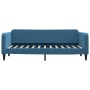 Sofá cama terciopelo azul 80x200 cm de vidaXL, Camas y somieres - Ref: Foro24-354078, Precio: 182,61 €, Descuento: %