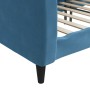 Sofá cama terciopelo azul 80x200 cm de vidaXL, Camas y somieres - Ref: Foro24-354078, Precio: 182,61 €, Descuento: %