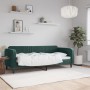Sofá cama terciopelo verde oscuro 80x200 cm de vidaXL, Camas y somieres - Ref: Foro24-354081, Precio: 185,32 €, Descuento: %