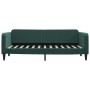 Sofá cama terciopelo verde oscuro 80x200 cm de vidaXL, Camas y somieres - Ref: Foro24-354081, Precio: 185,32 €, Descuento: %
