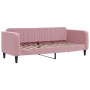 Sofá cama terciopelo rosa 80x200 cm de vidaXL, Camas y somieres - Ref: Foro24-354082, Precio: 183,18 €, Descuento: %