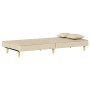 Sofá cama de tela color crema de vidaXL, Sofás - Ref: Foro24-351903, Precio: 268,85 €, Descuento: %