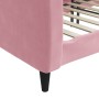 Sofá cama terciopelo rosa 80x200 cm de vidaXL, Camas y somieres - Ref: Foro24-354082, Precio: 183,18 €, Descuento: %